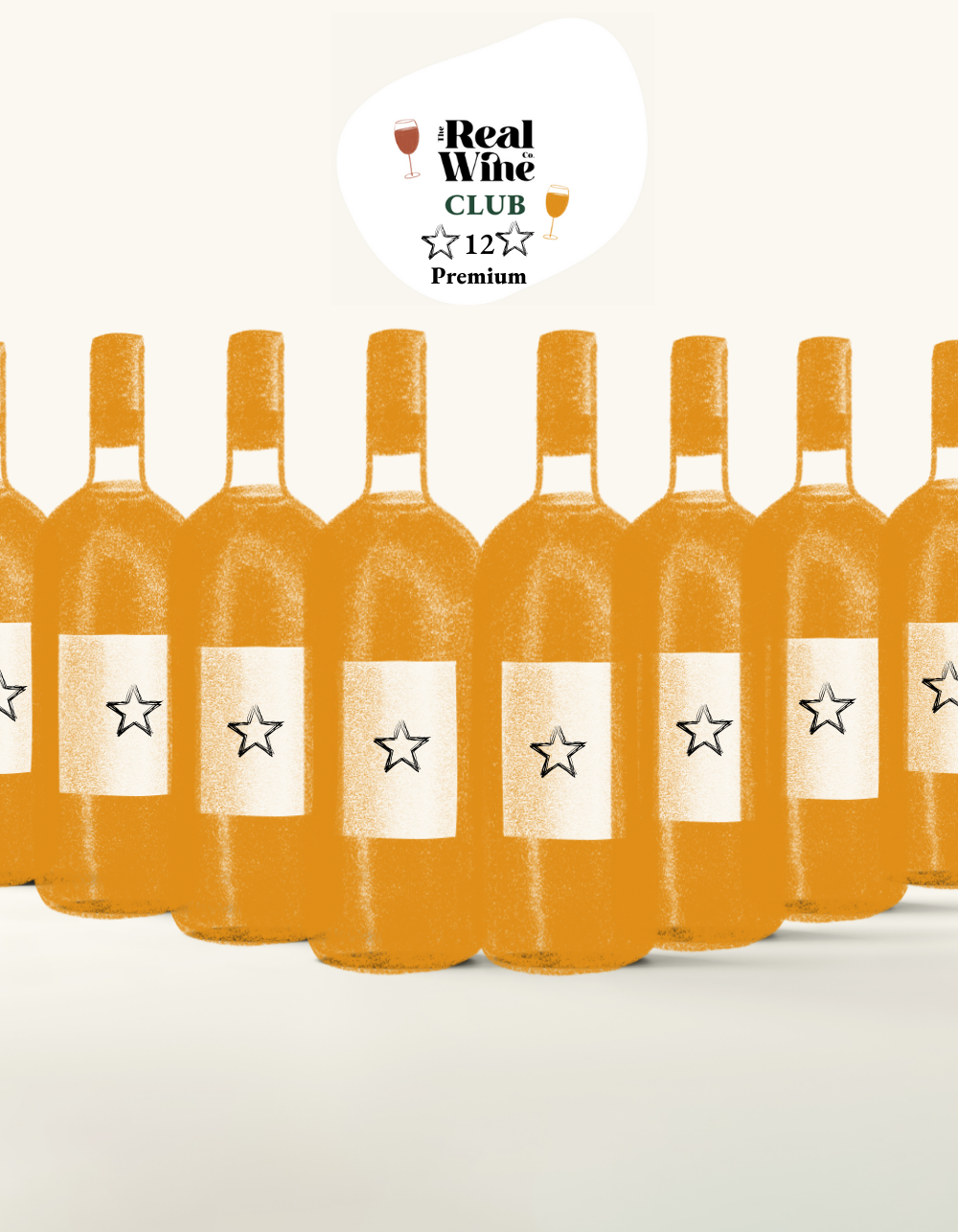 Real Wine Club, Premium White Case, 12 bottles