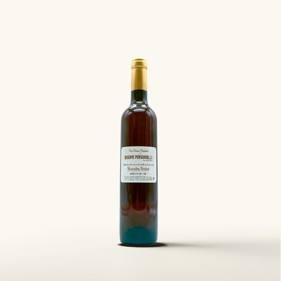 Jeff Carrel, Rivesaltes Ambre, Reserve Personnelle 50cls bottle, France